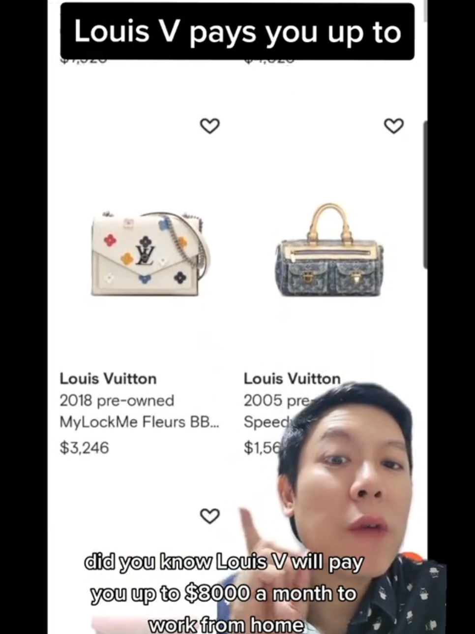 Louis Vuitton MyLockMe Fleurs Bb Handbag