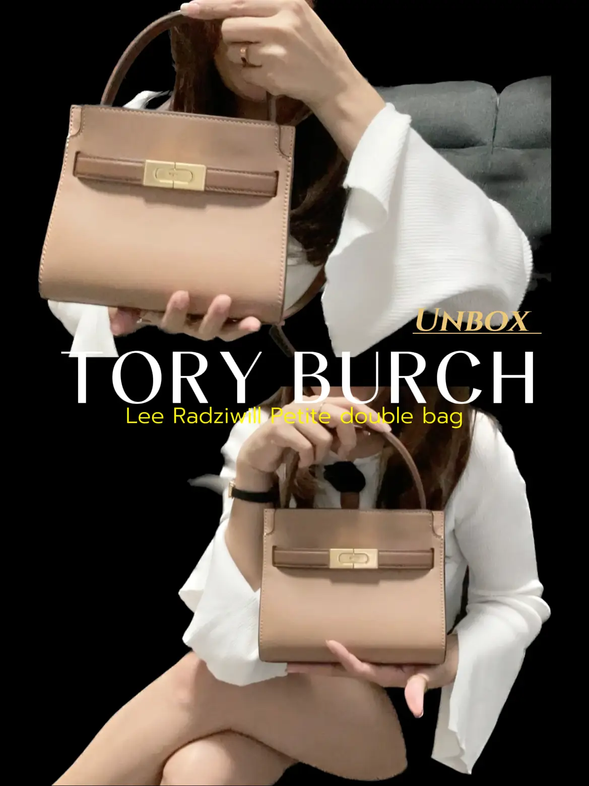TORY BURCH KIRA CHEVRON MINI BUCKET BAG UNBOXING/REVIEW 