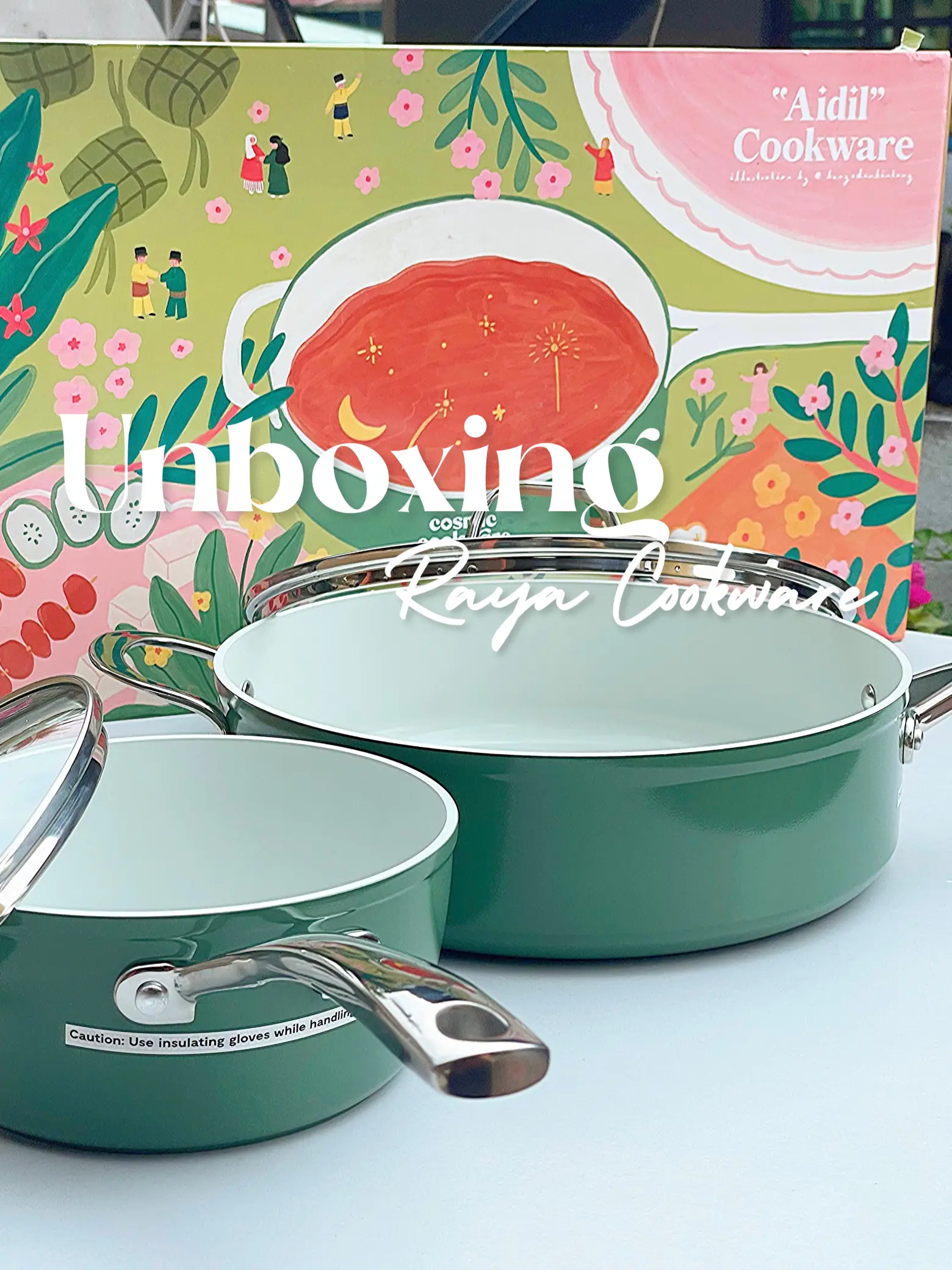 UNBOXING CAROTE COOKWARE SET (11 pcs), Video published by Rumah Sara