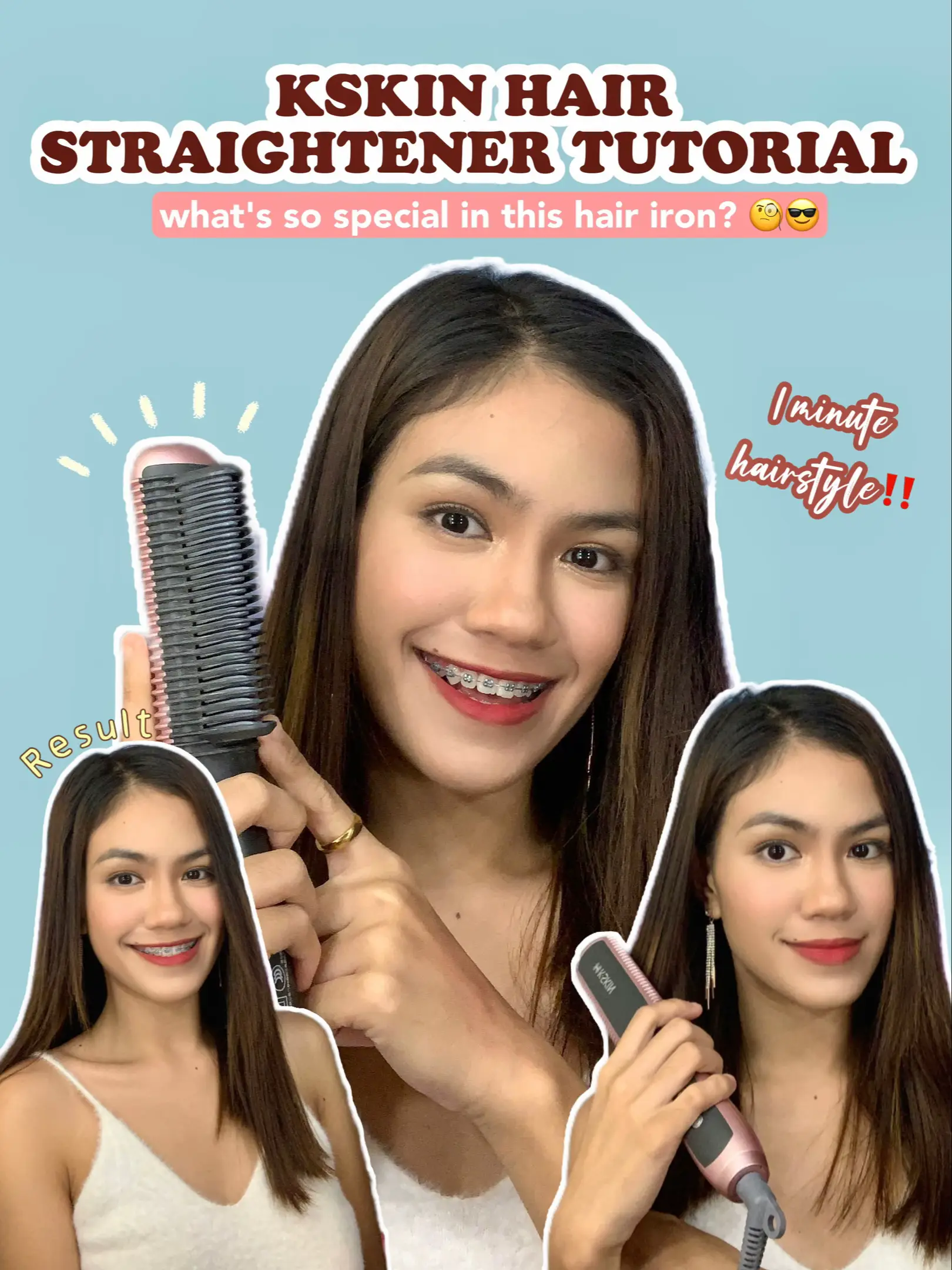 A Comb Style Hair Straightener!? ✓😱 | Article posted by Paulisabeeel |  Lemon8