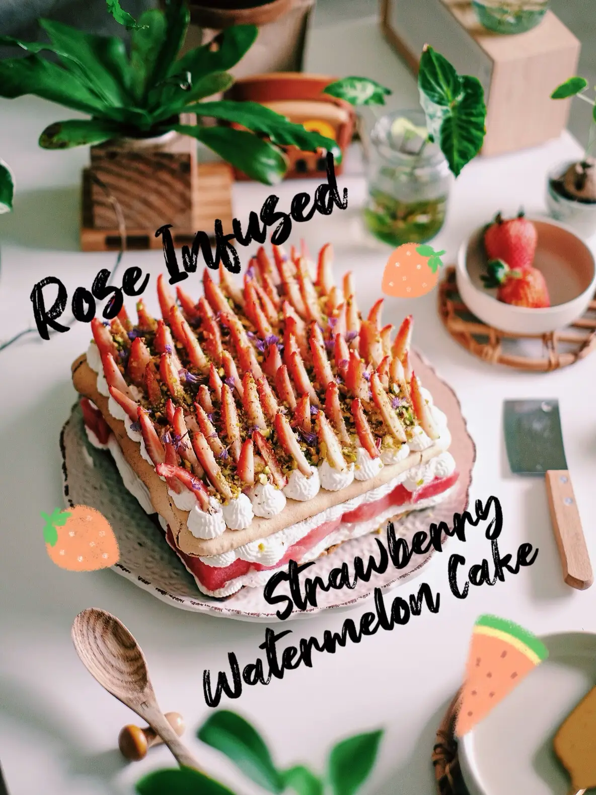 Strawberry Roll Cake - Catherine Zhang