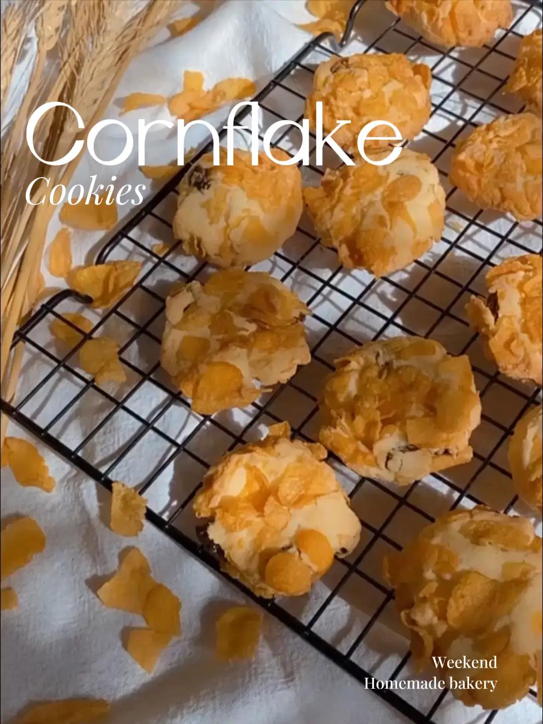 Caramel Cornflake No-Bake Cookies - Coco and Ash