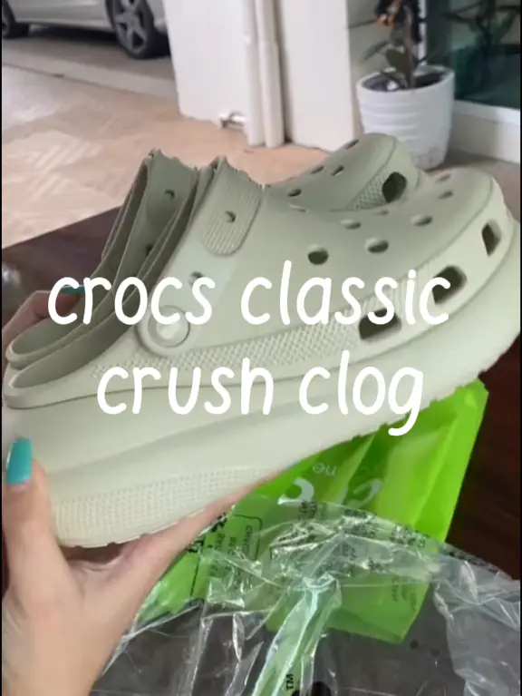 Open box crocs classic crush clog