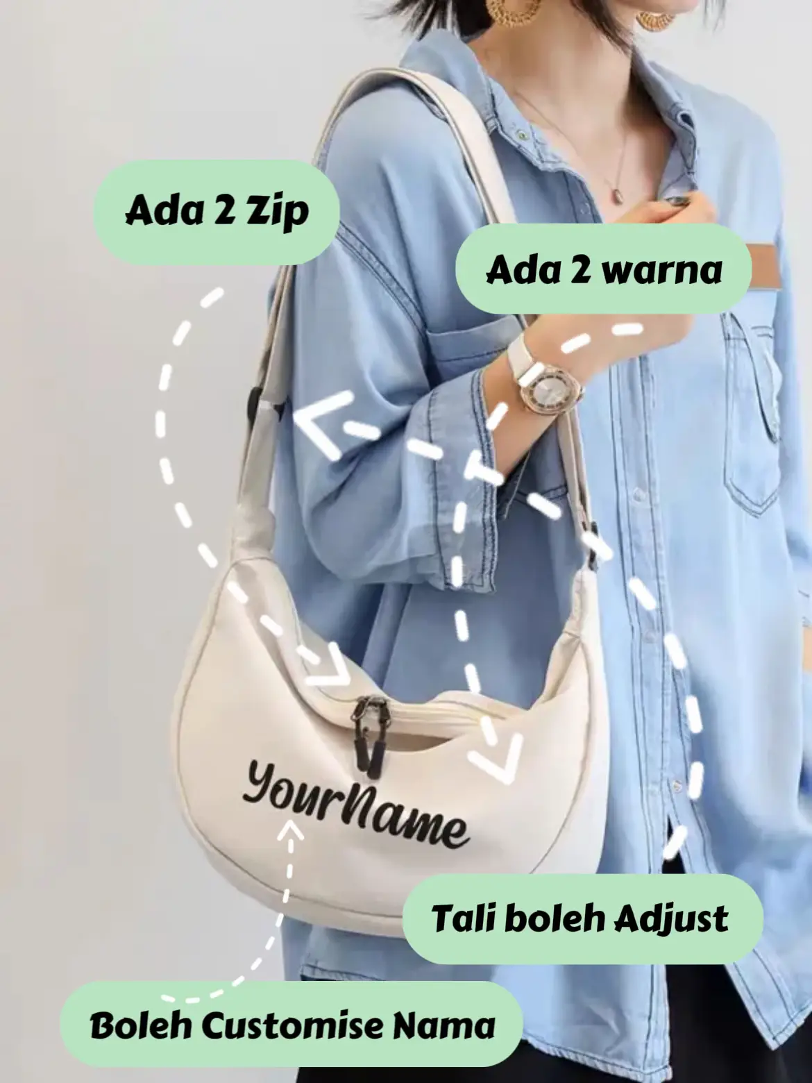 Bag Canvas SlingBag ❤️ RM 16.90, Video published by HolyCubby