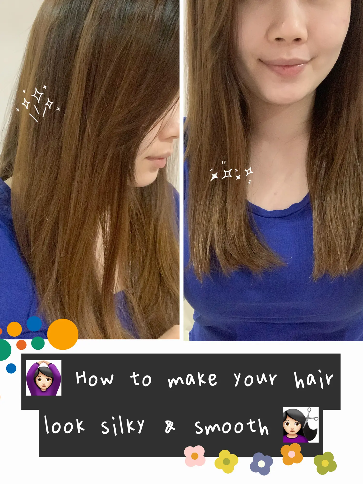 💇🏻‍♀️ How to make your hair look silky & smooth 🙆🏻‍♀️ | Gallery posted  by EmOoi | Lemon8