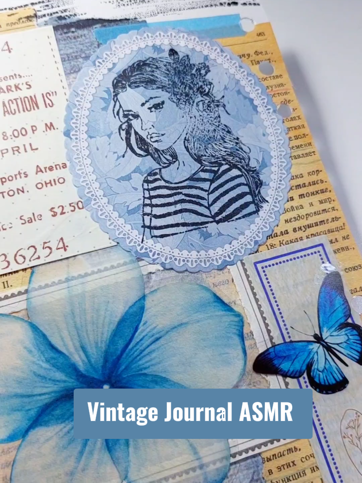 Vintage journal ASMR, Video published by Kawaii Journal