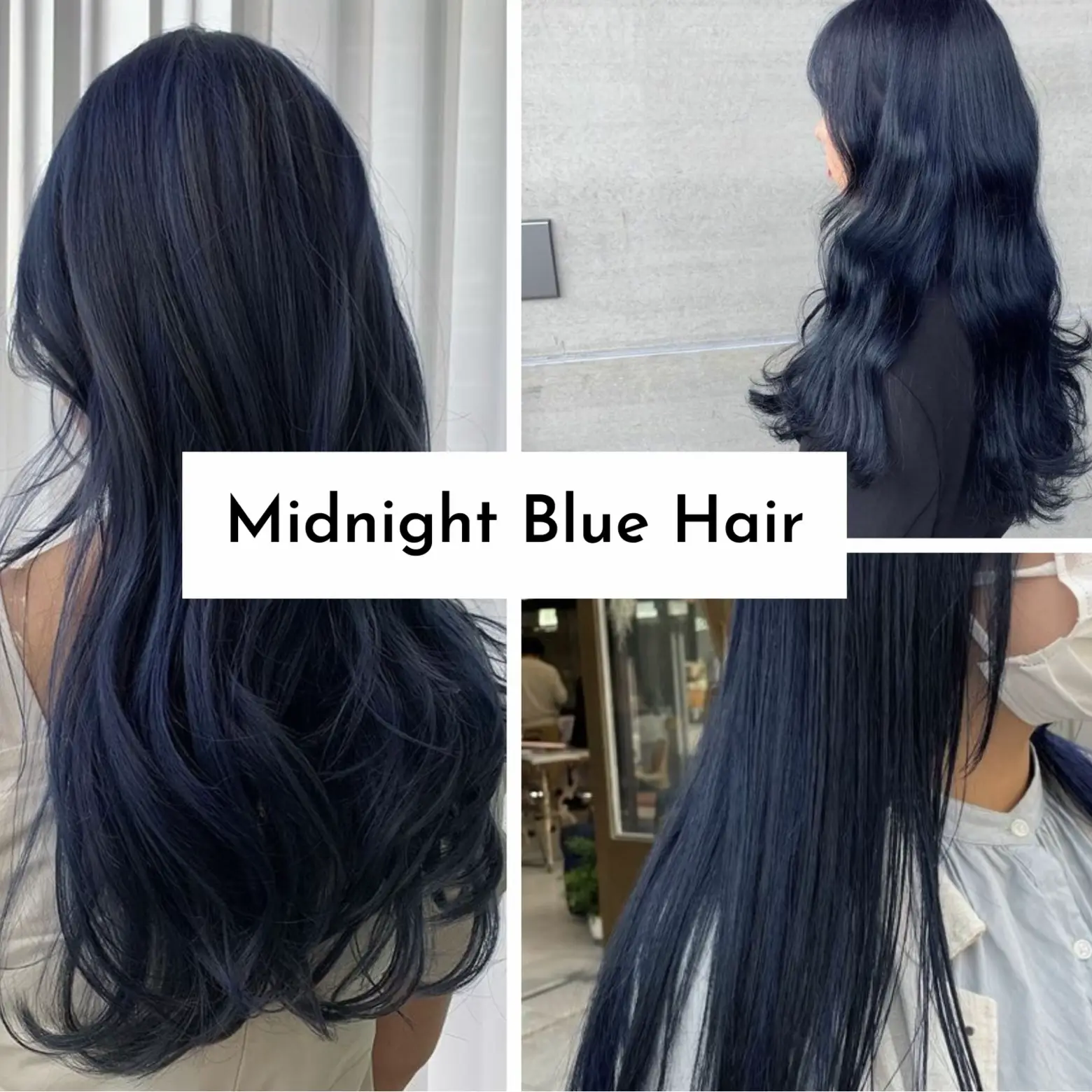 Blue Black Hair Color | Bài viết do ᴀʏᴜ•Hairstylist đăng | Lemon8
