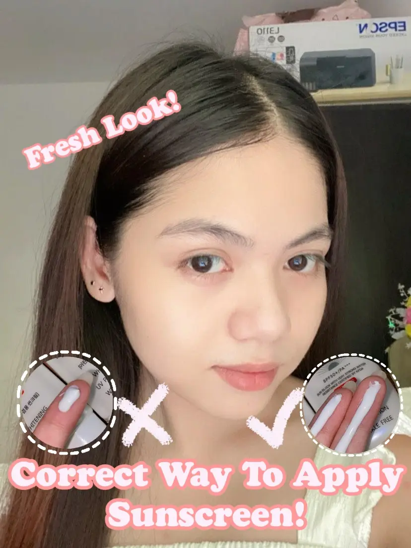Sunscreen reco correct way to apply sunscreen gallery posted by