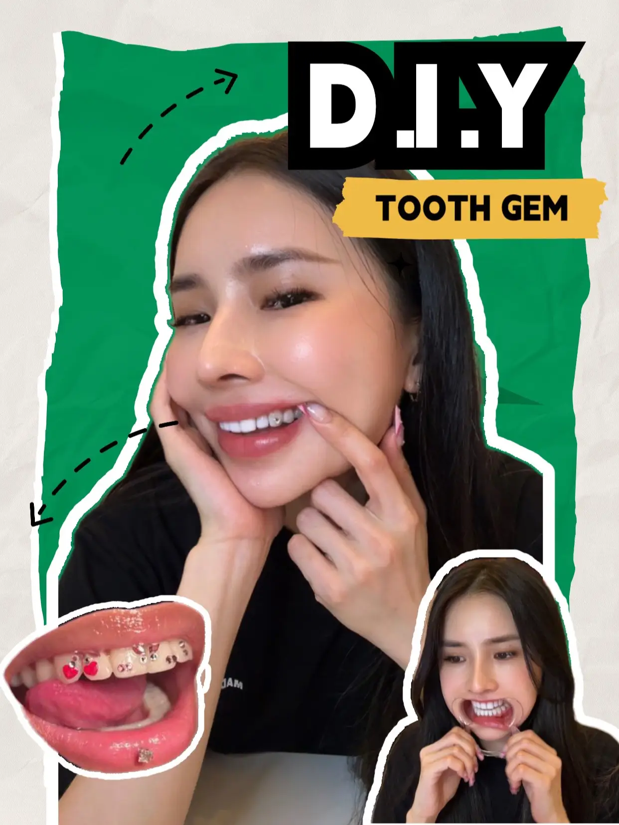 Tooth Gem Kit，Teeth Gems Kit with Glue and Light DIY Teeth Jewelry Starter  Kit， Great Tooth Jewelry Gems Kit : : Health