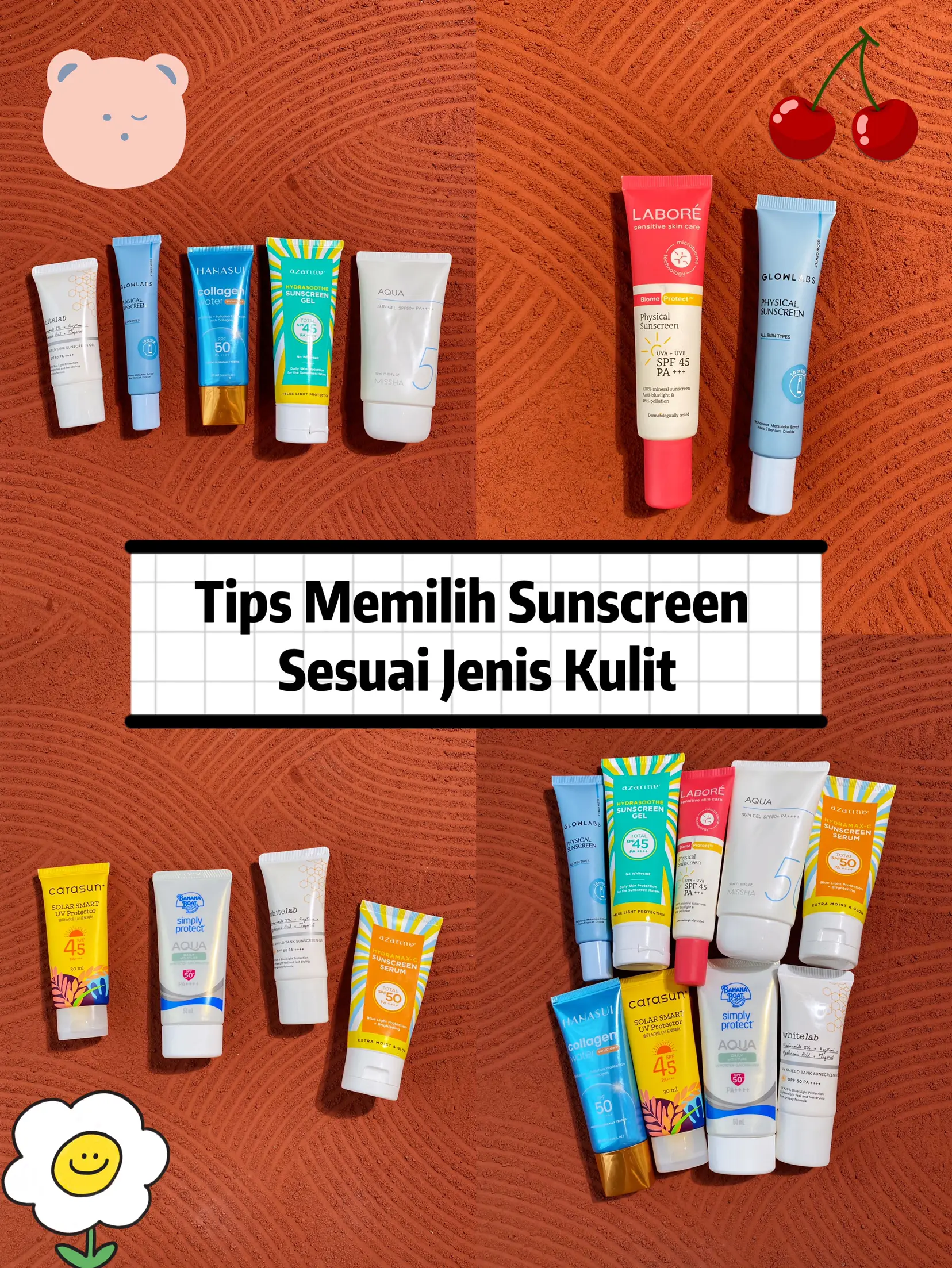 Rekomendasi Sunscreen Sesuai Tipe Kulit Wajah | Galeri Diposting Oleh ...