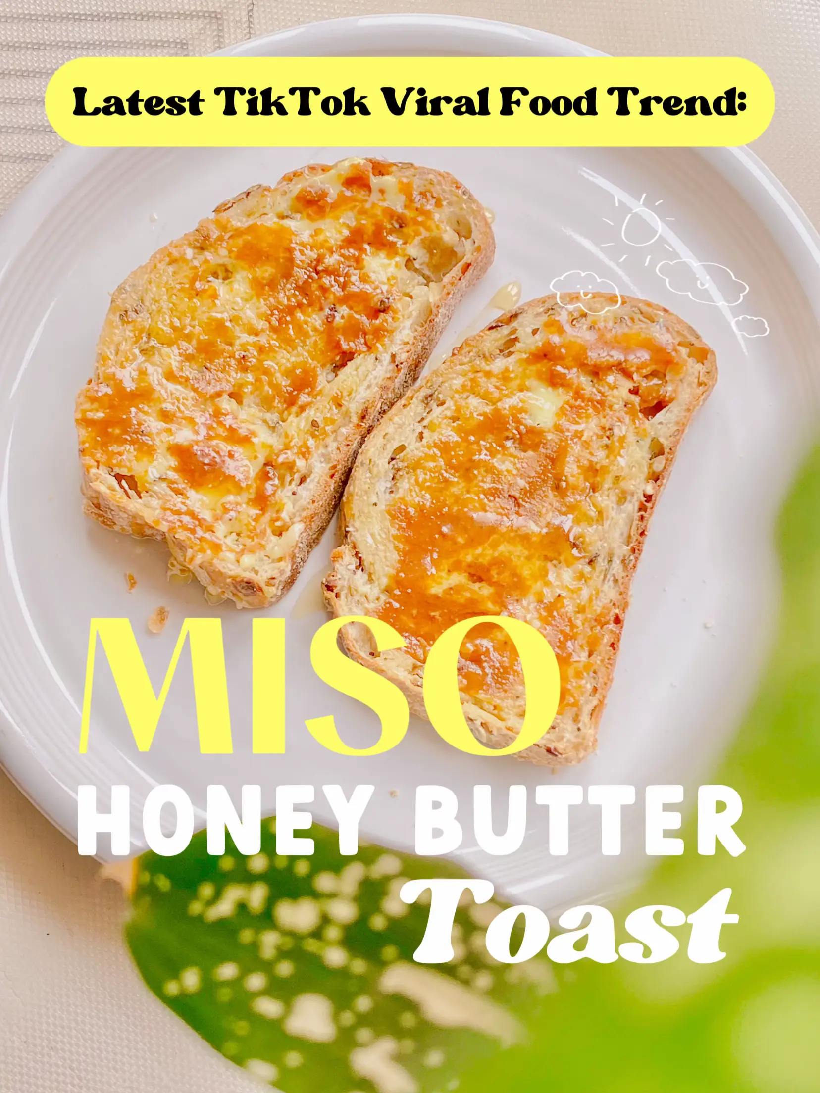 Miso Honey Butter Toast - Okonomi Kitchen