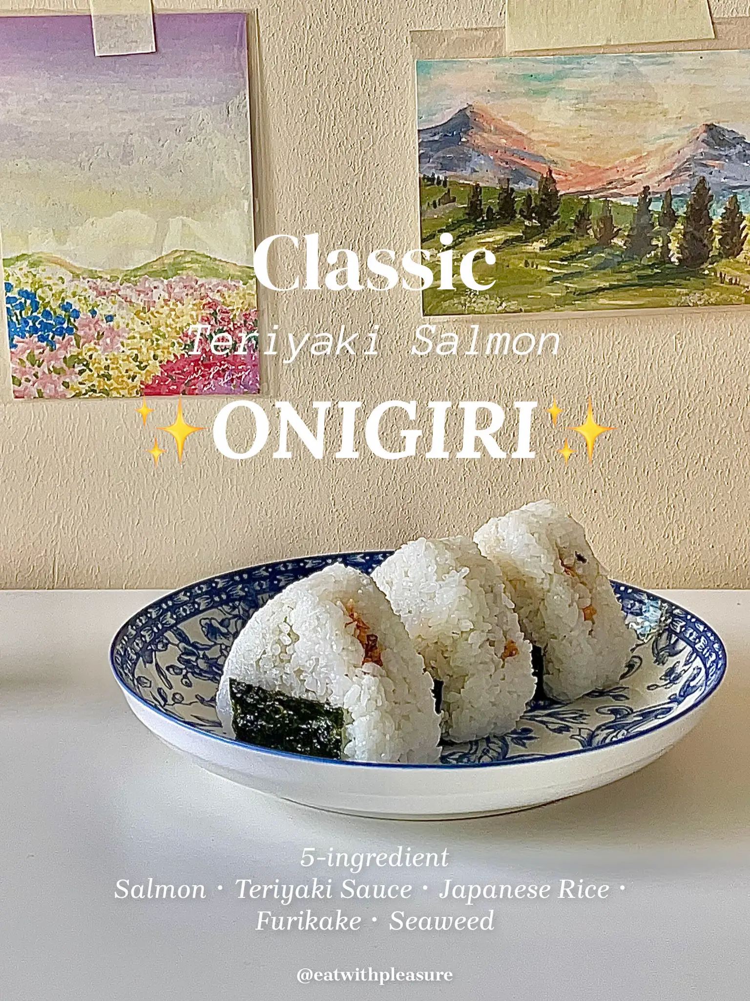 Salmon Teriyaki Onigiri Recipe