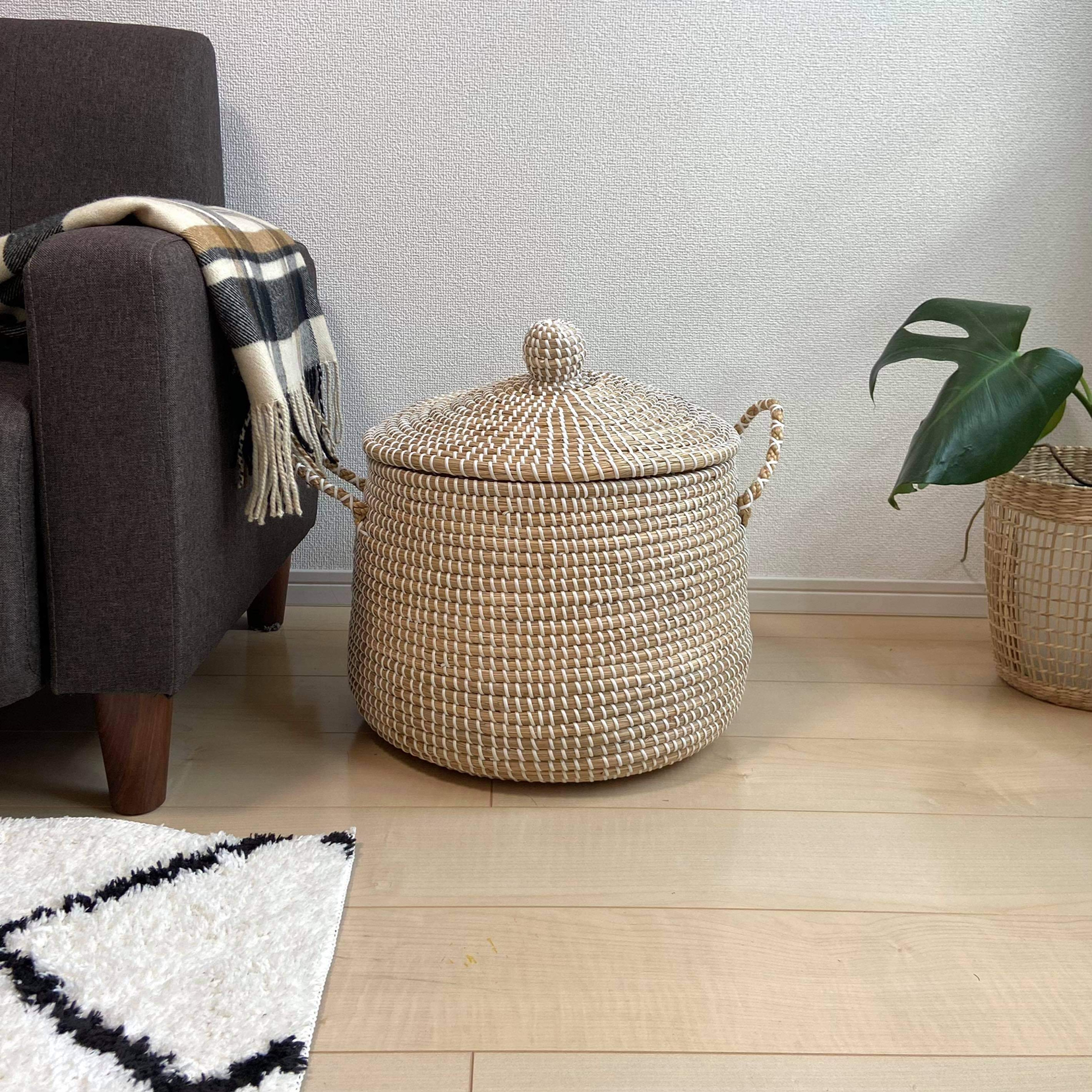 美品 セネガルバスケット 驚きの値段で