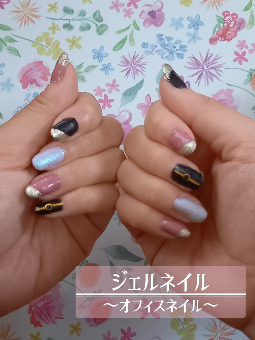 ジェルネイル オフィスネイル Mama0miyuが投稿したフォトブック Lemon8