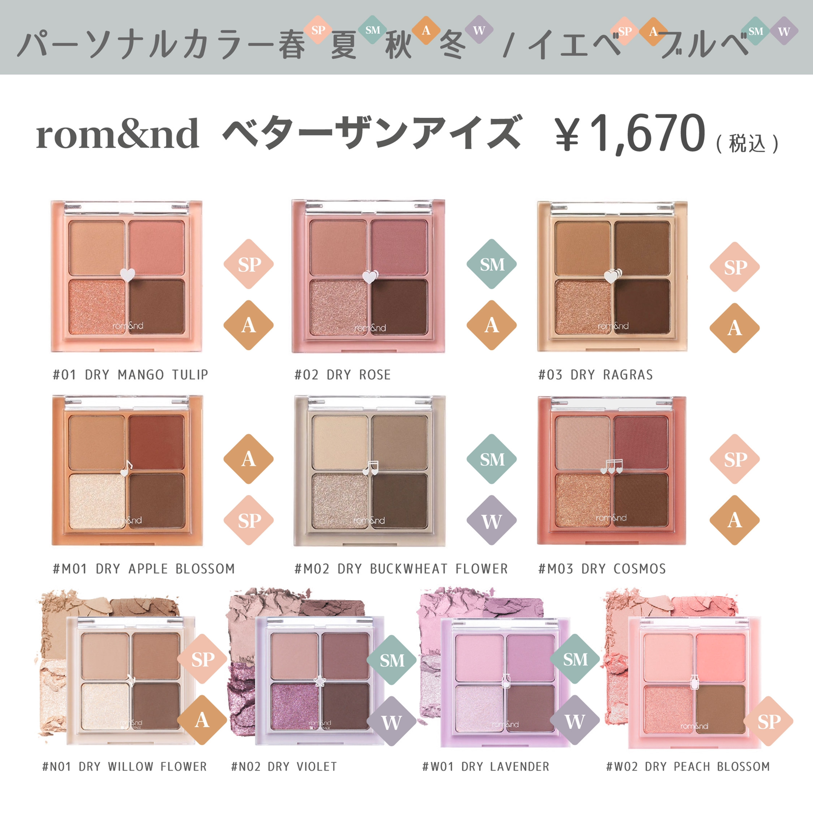 パーソナルカラー診断 ロムアンド ベターザンアイズ Kanon Beautyが投稿したフォトブック Lemon8