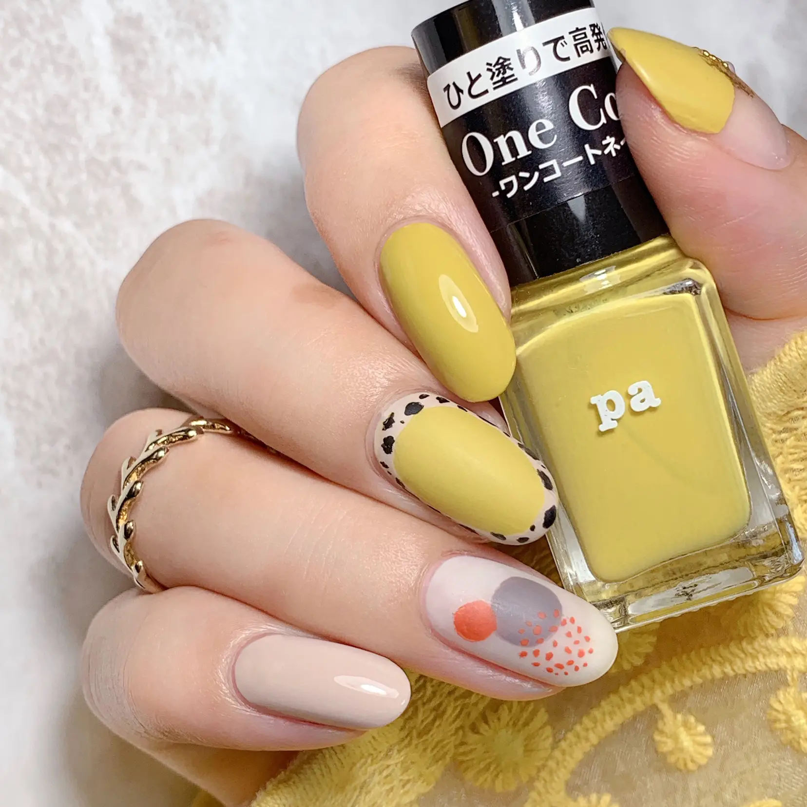 Paネイル イエローダルメシアンネイル Aiainail が投稿したフォトブック Lemon8