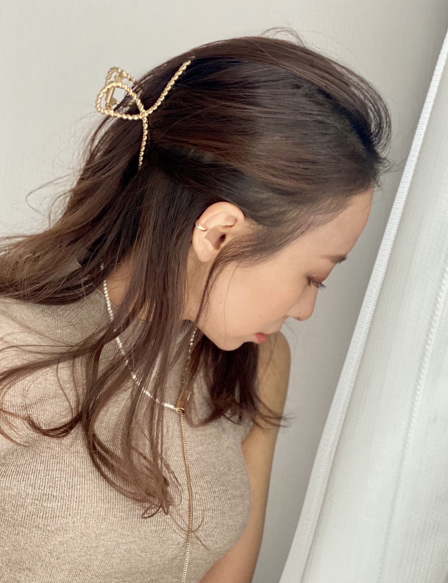 韓国っぽヘアクリップ でハーフアップヘアアレンジ 阿部早織が投稿したフォトブック Sharee