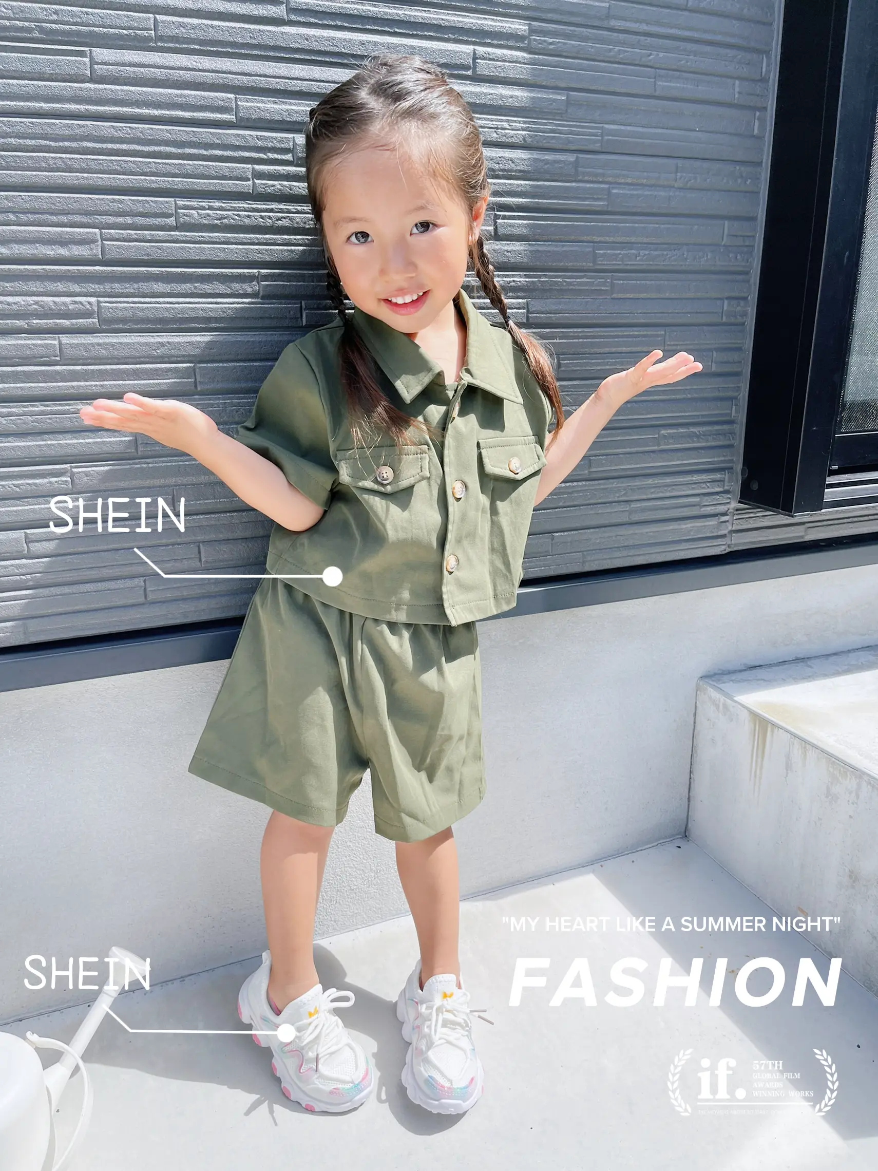 新商品!新型 韓国子供服 SHEIN セットアップ