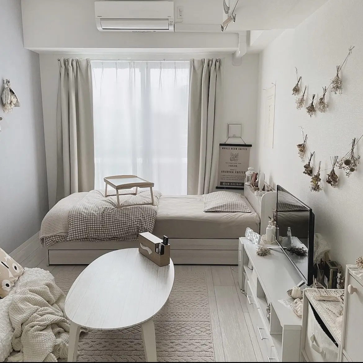 一人暮らし女子ホワイトベージュの部屋 一人暮らし女子部屋紹介 ルーモが投稿したフォトブック Lemon8
