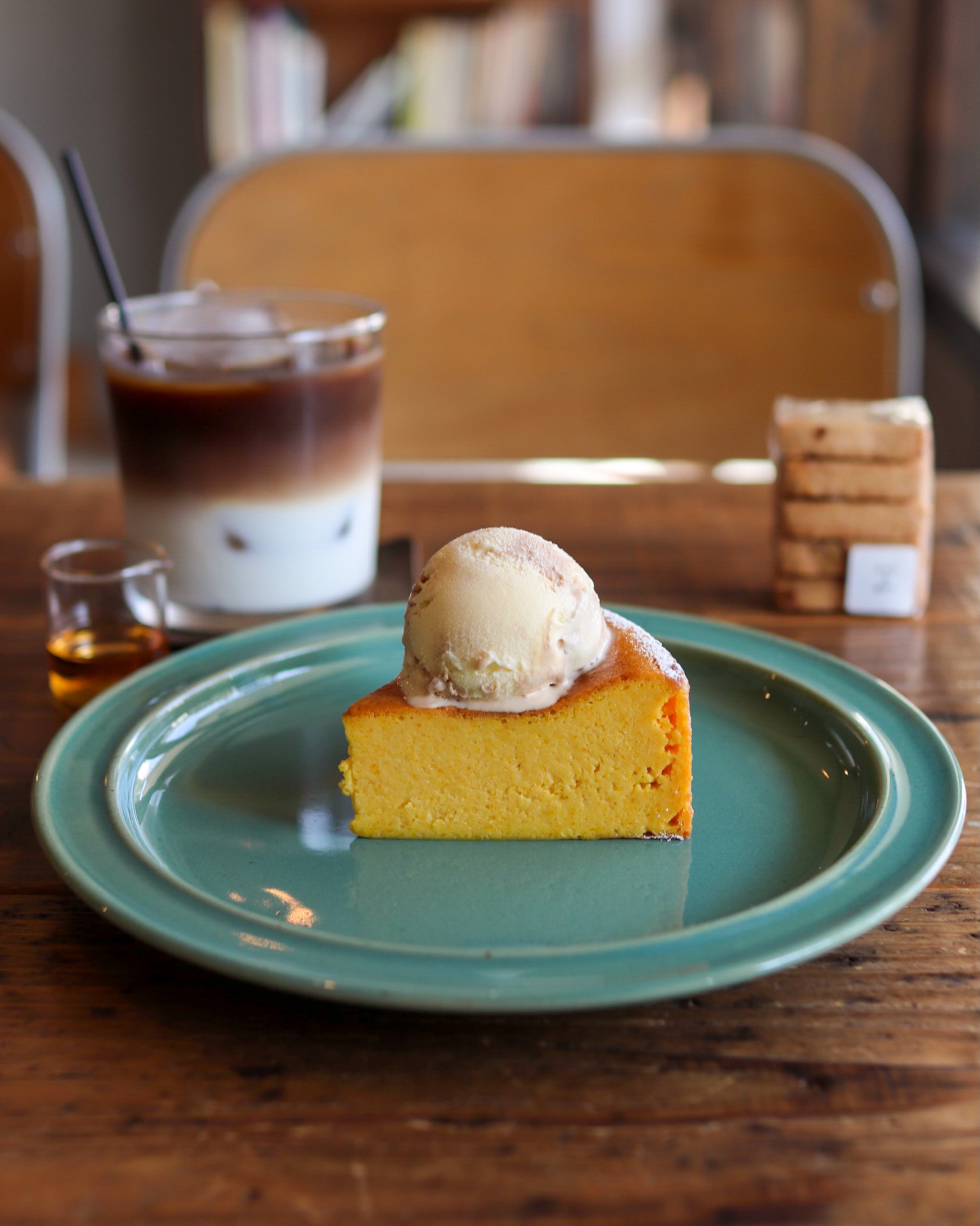 竹ノ塚 かぼちゃチーズケーキの上にアイスって幸せの極み Pansukiharapekoが投稿したフォトブック Lemon8