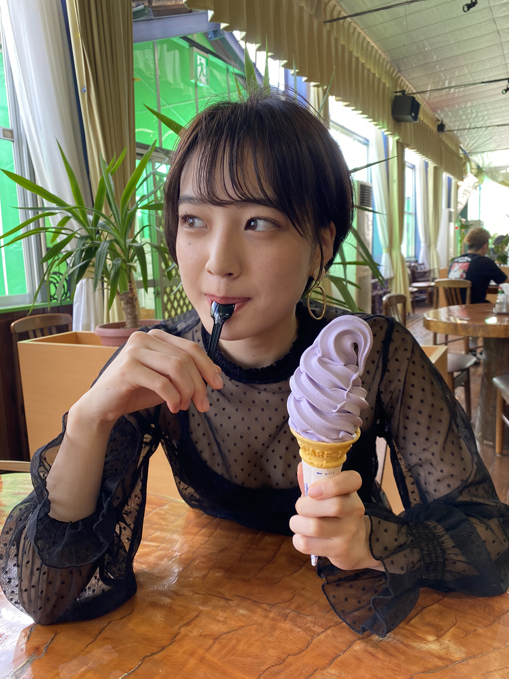 秋田のハーブワールドにあるラベンダーソフトクリーム Sayaka Odaiが投稿したフォトブック Sharee