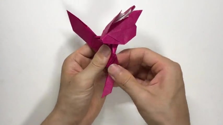 ポケモン折り紙 ミュウツー 展開図 Unfold 部分折り