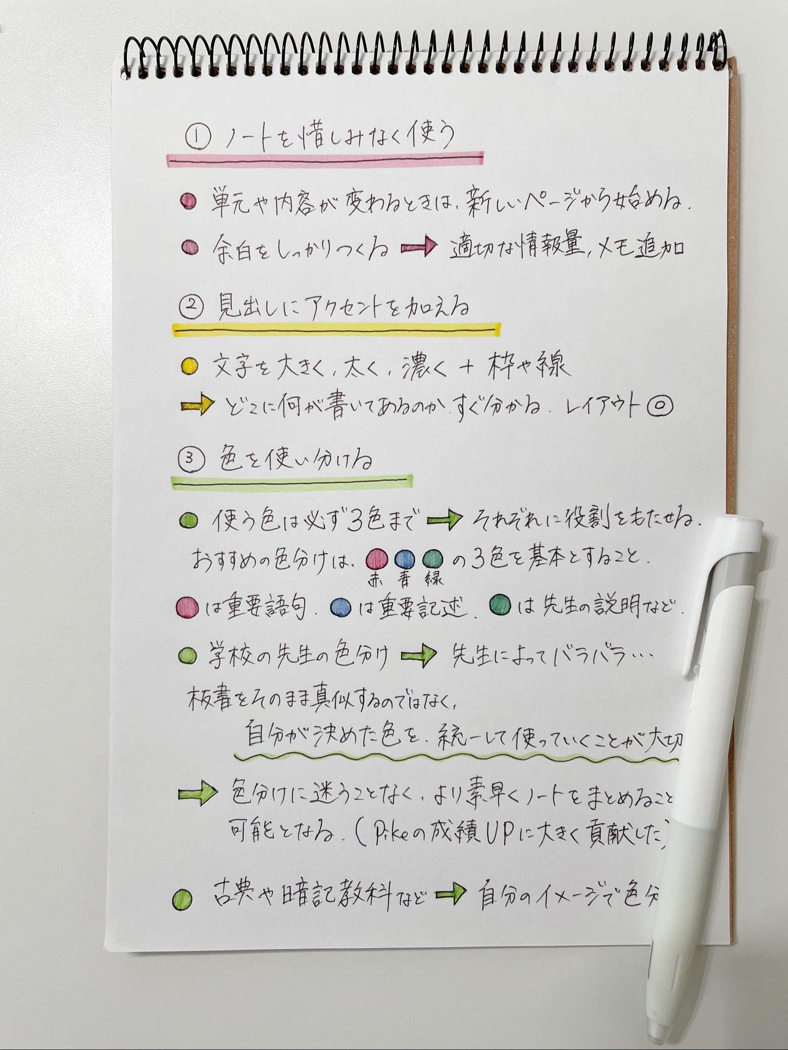 学生必見 見やすいノートの書き方講座 Pikeチャンネルが投稿したフォトブック Lemon8