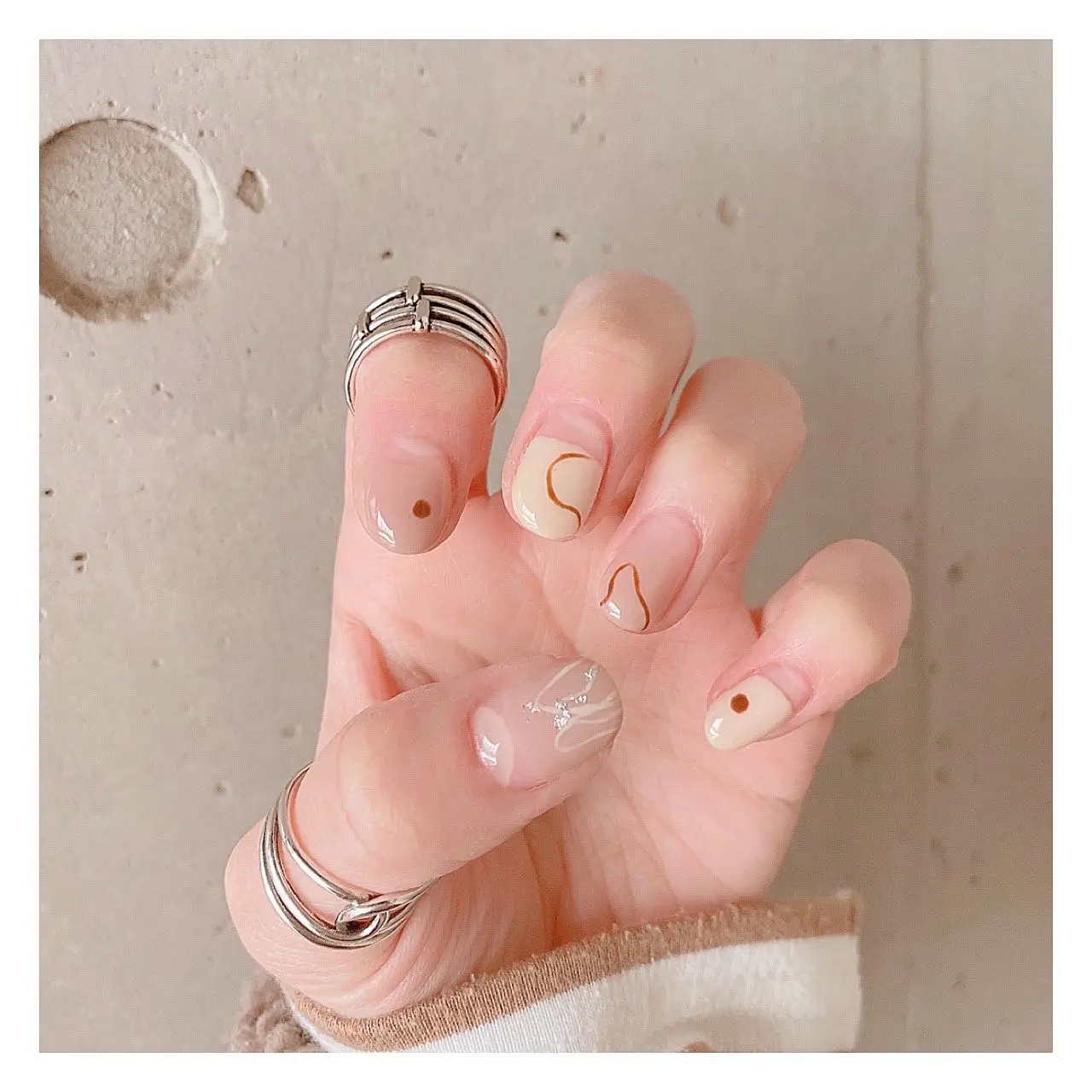韓国っぽネイル Lemon8