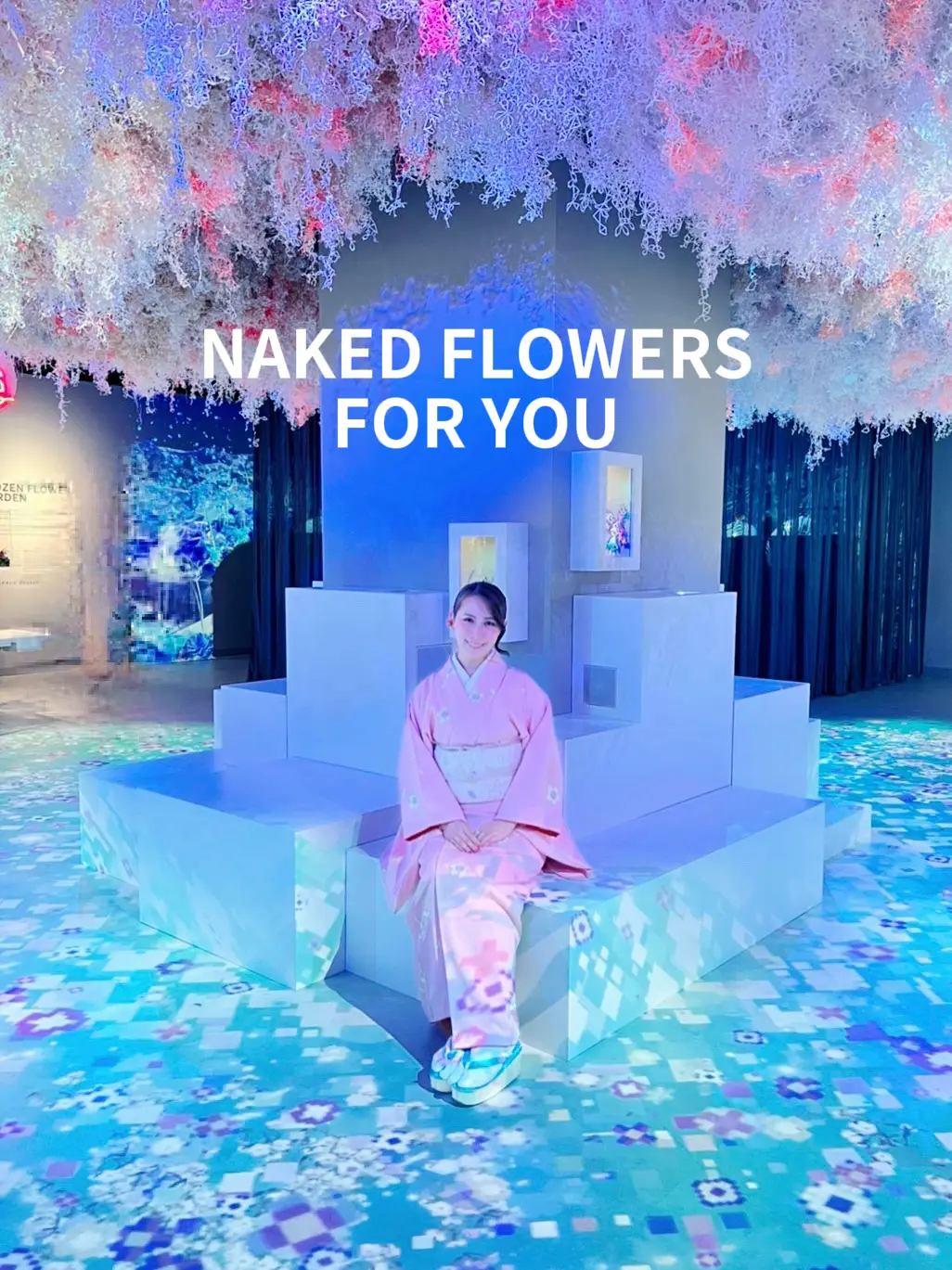【お出かけ】花を五感で体感するアートNAKED FLOWERS FOR YOU🌸の画像 (1枚目)