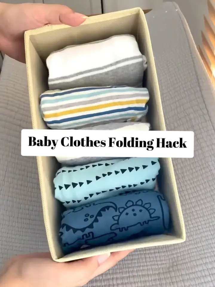 How To Fold Baby Footie Pajamas | Video published by crystie | Lemon8