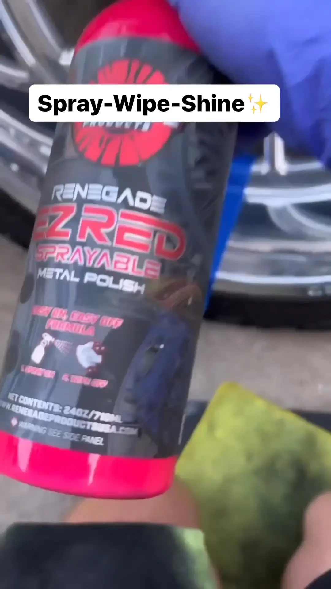 How do you polish aluminum? Renegade's EZ Red Sprayable Metal