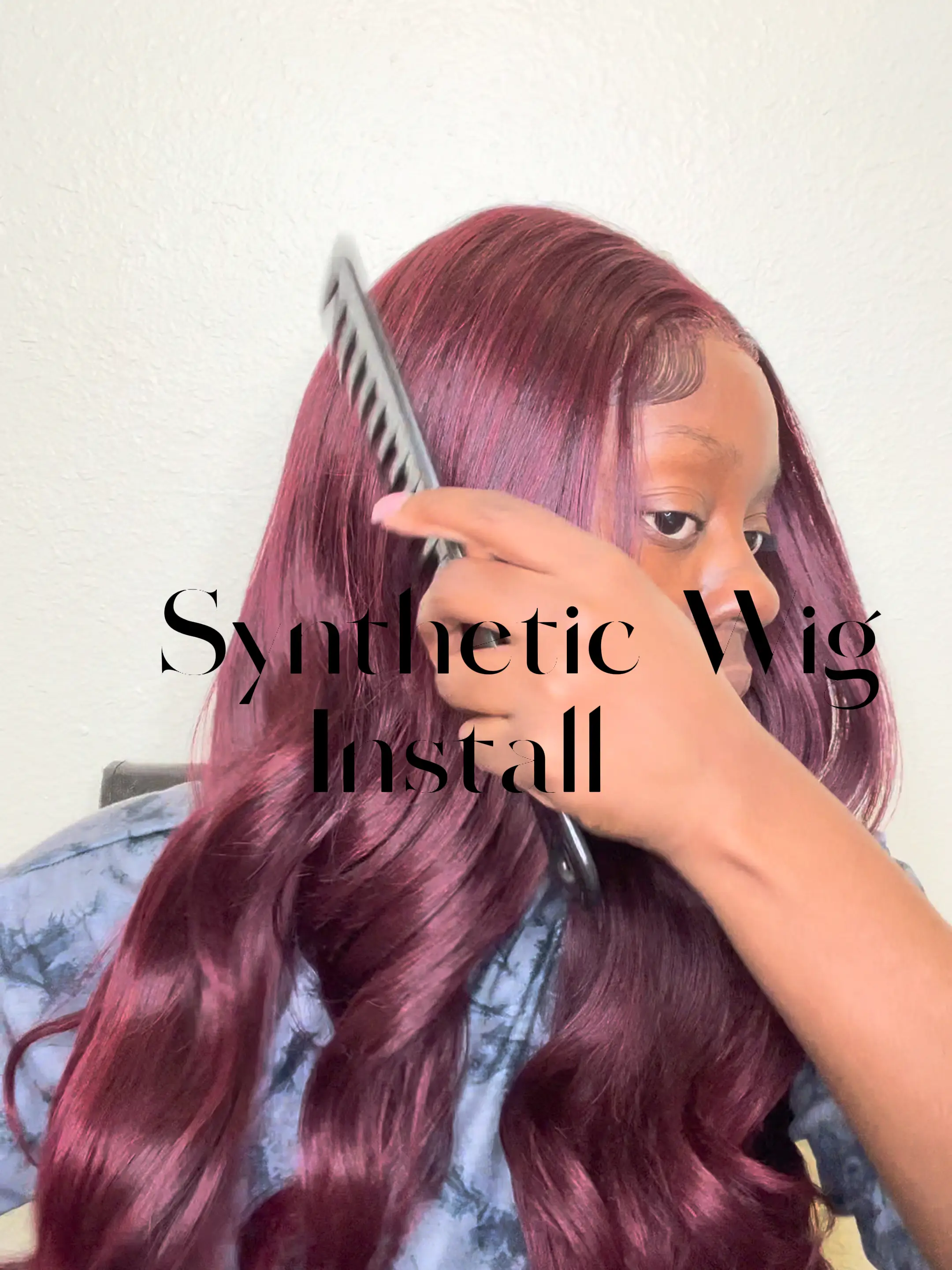 Sensational Synthetic Wig Install, Video published by jahkalahj