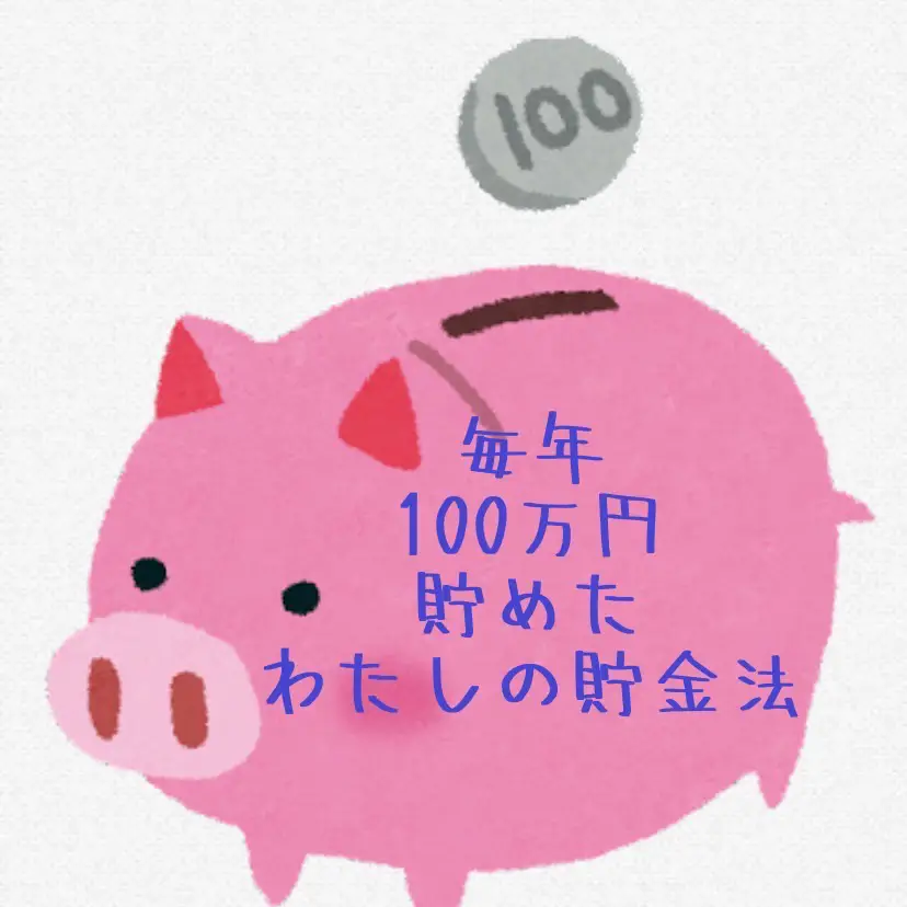 毎年100万円貯めるわたしの貯金法の画像 (1枚目)