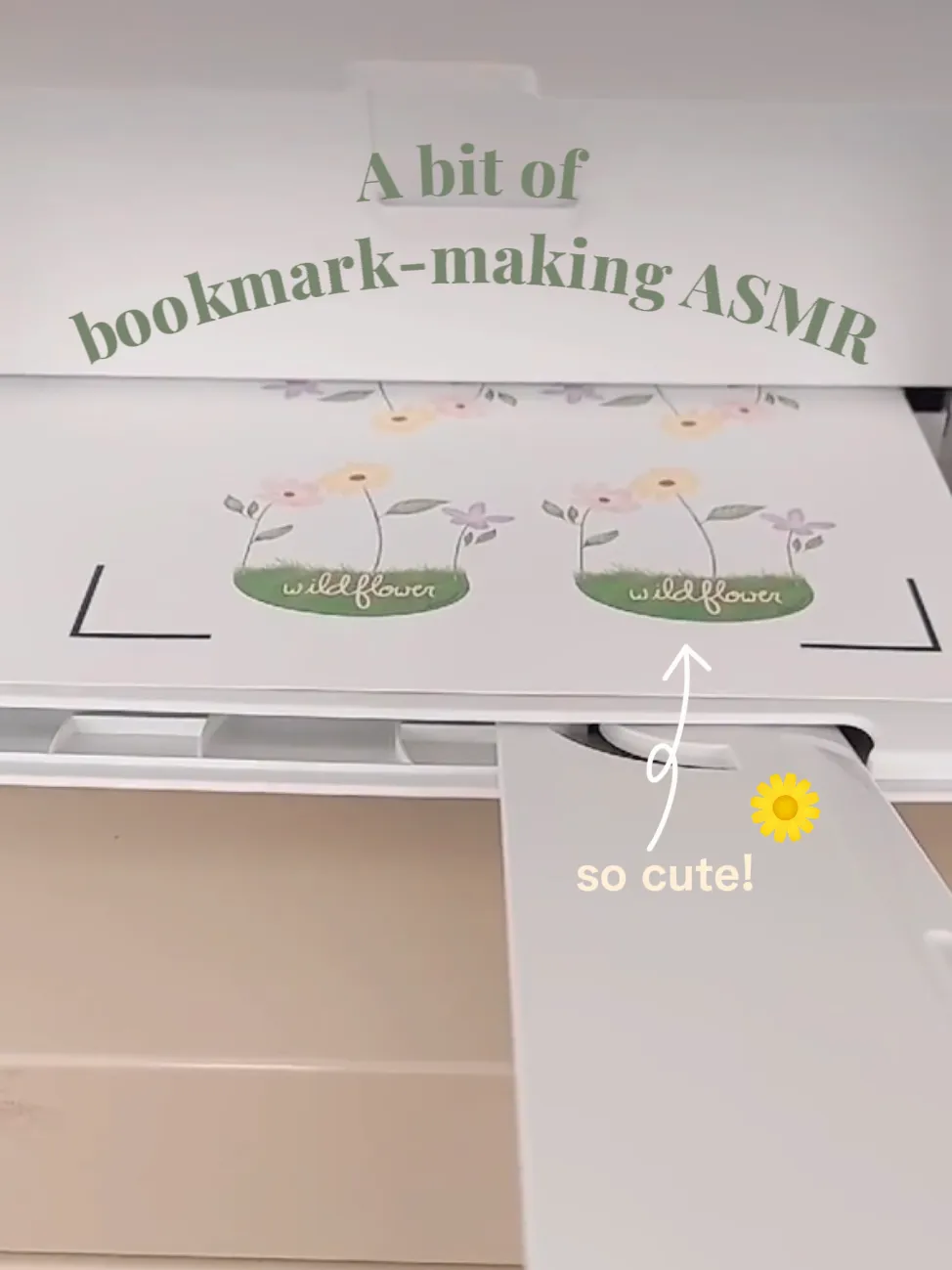 Some Bookmark-making ASMR For You!, Video published by storyknits