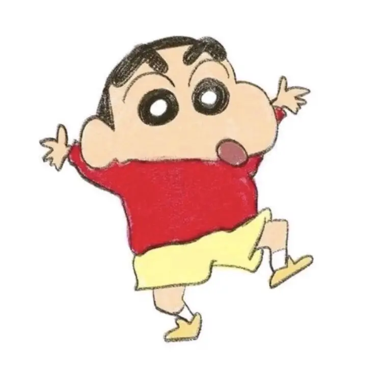 クレヨンしんちゃん 手書き イラスト Lemon8