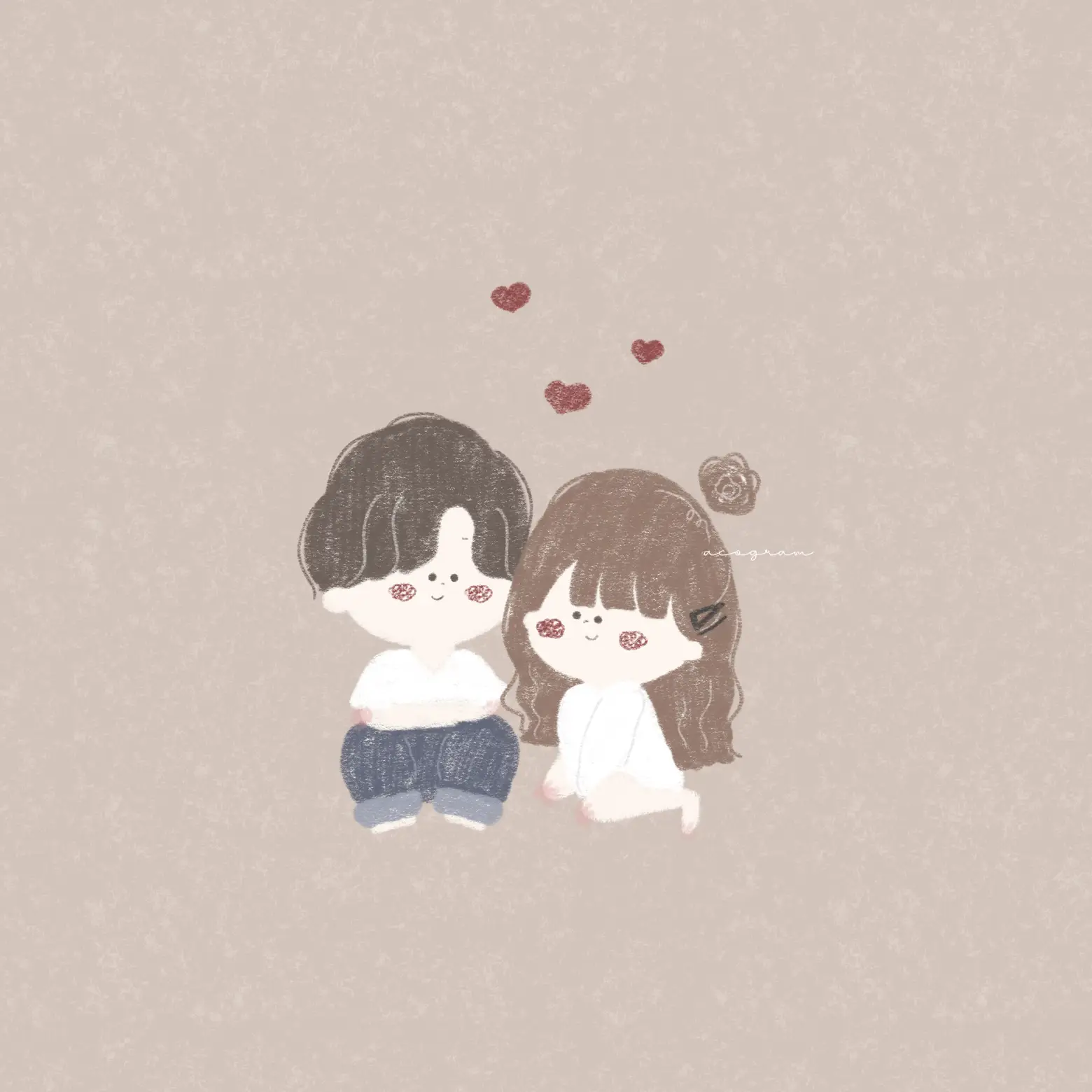 友達 カップルイラスト Acogram32が投稿したフォトブック Lemon8