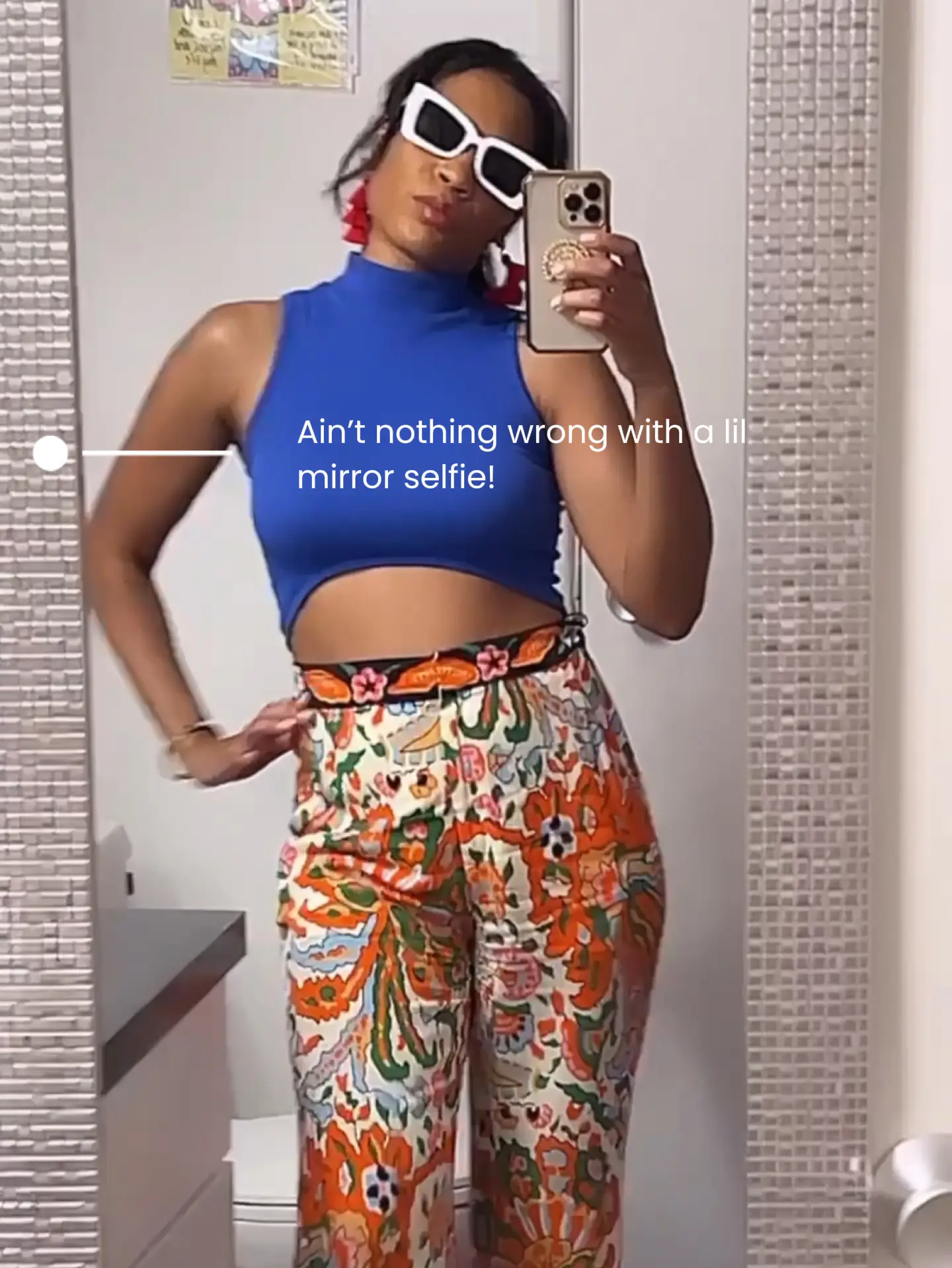 Aint nothing wrong with a little mirror selfie! 🤣 | Video published by  Alicia Brayboy | Lemon8