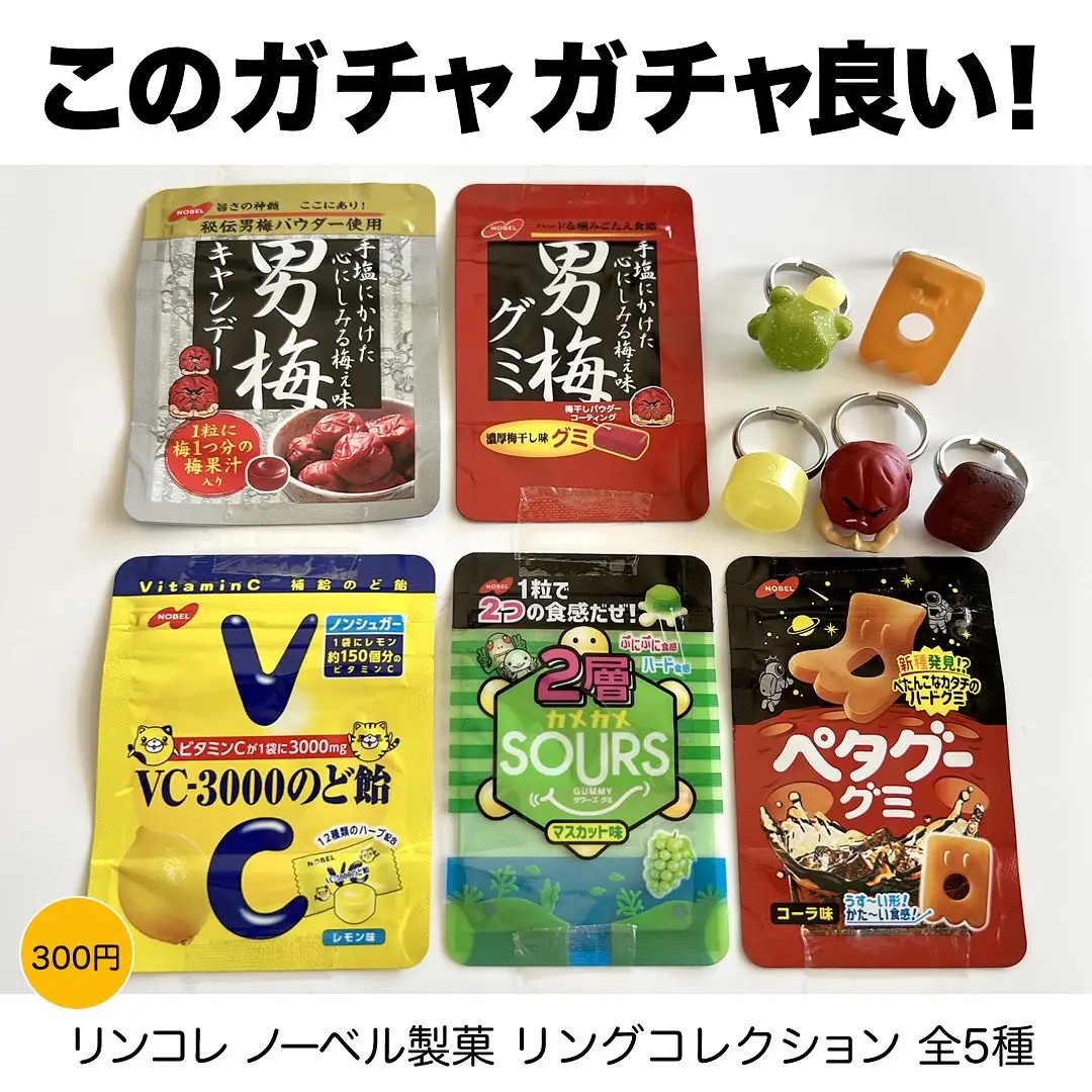 ノーベル製菓 リングコレクション カメカメSOURS - その他