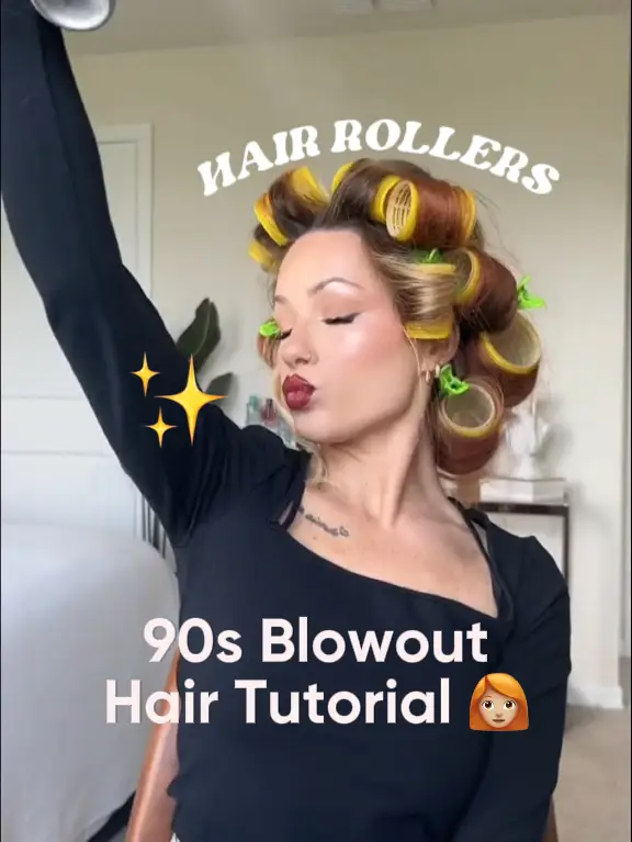 testing the viral Overnight Blowout curlers
