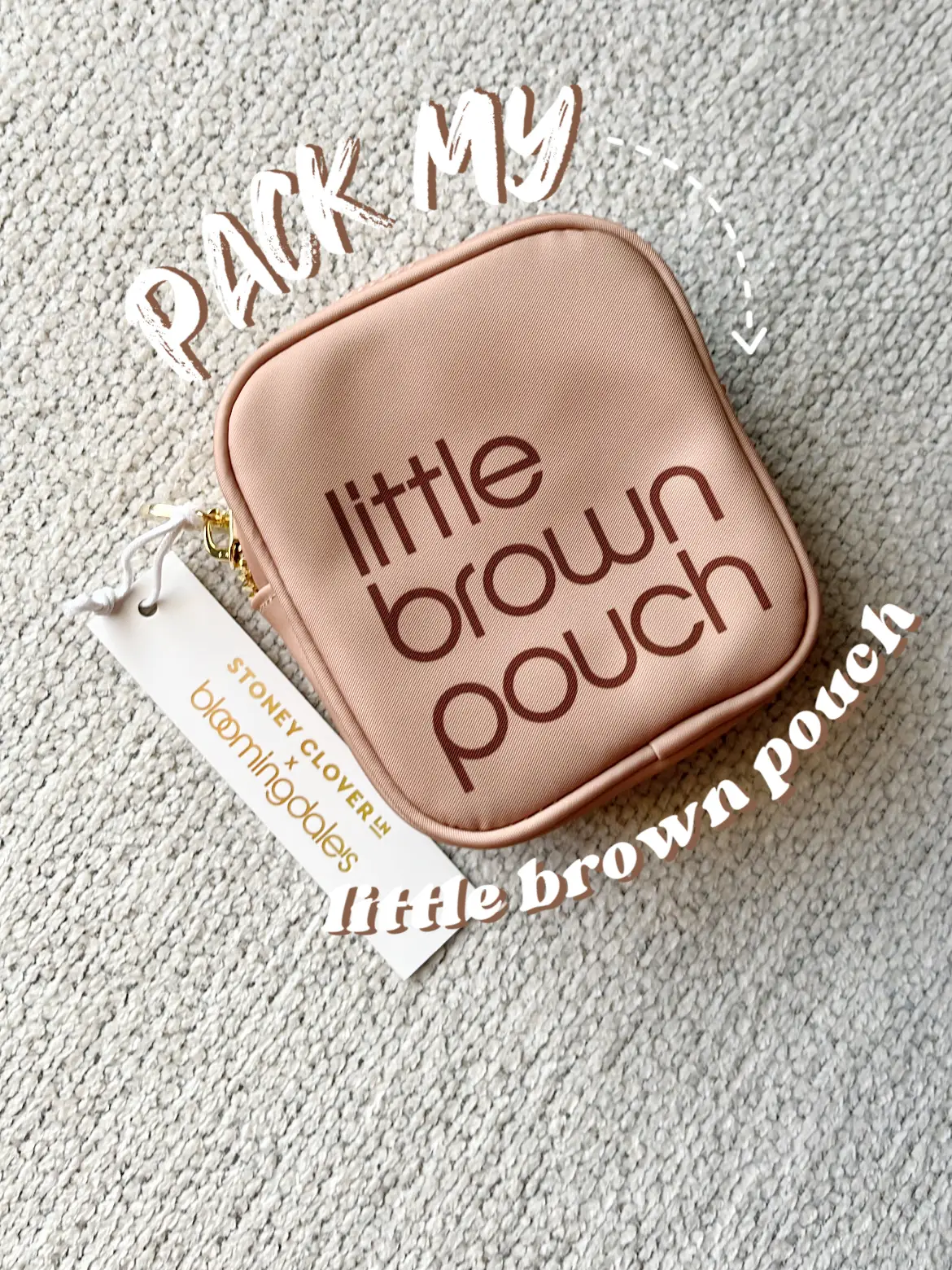 Bloomingdale's Unboxing / Zip Top Medium Brown Bag 