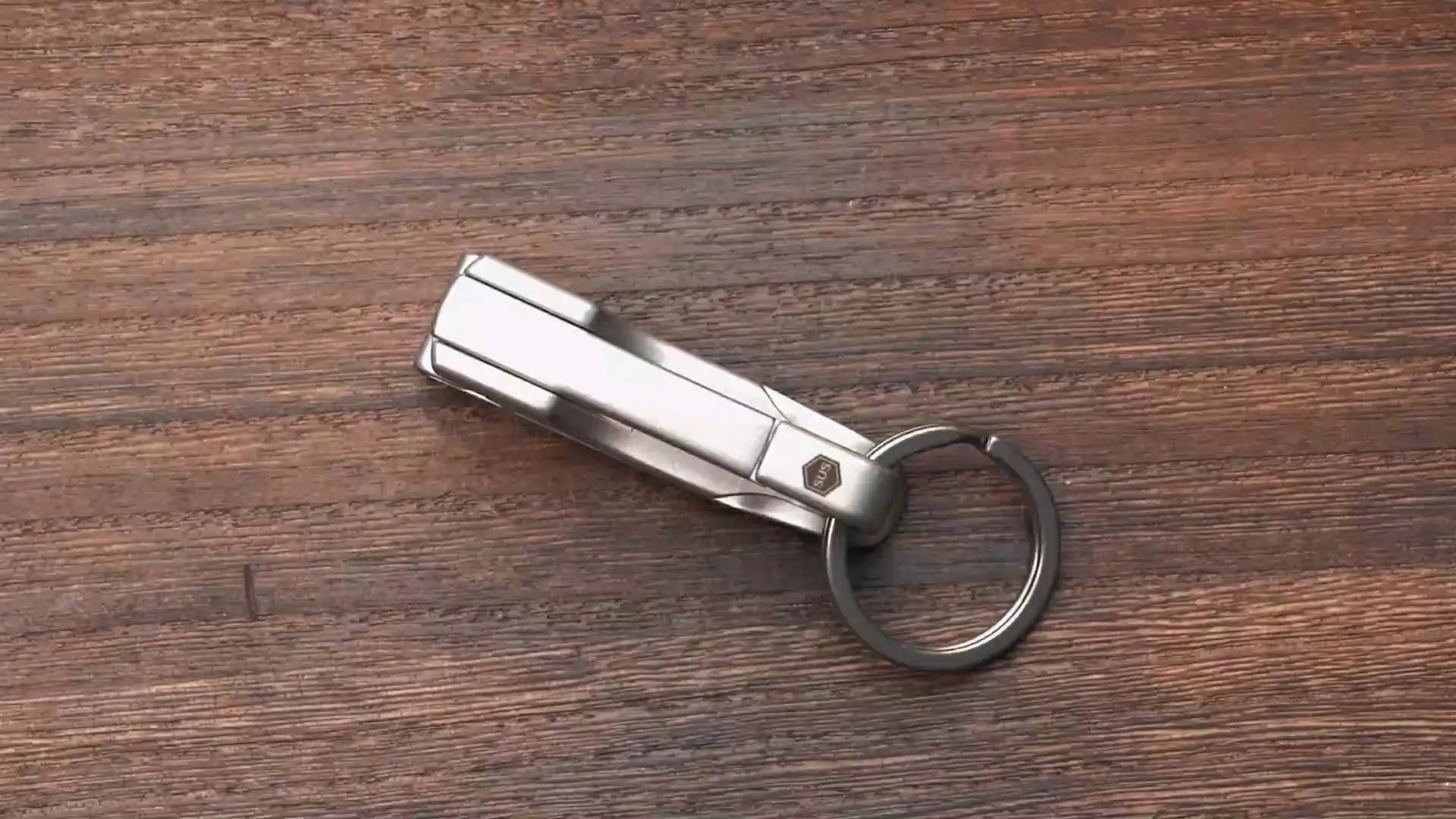KS02 Stainless Steel Keychain