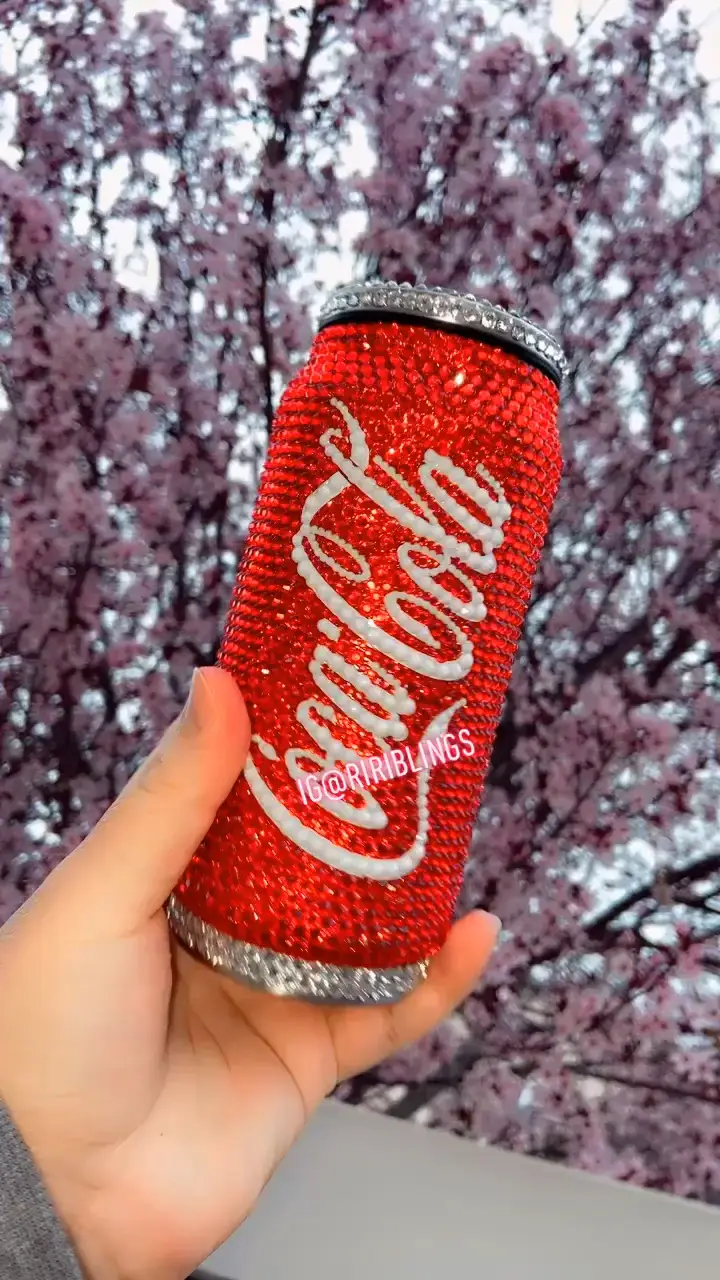 Blinged Coke Soda Can | Video published by RiriBlings | Lemon8