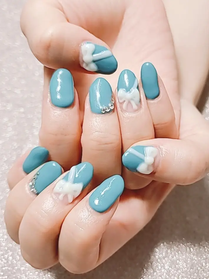 ティファニー風ネイル Mksan4718が投稿したフォトブック Lemon8