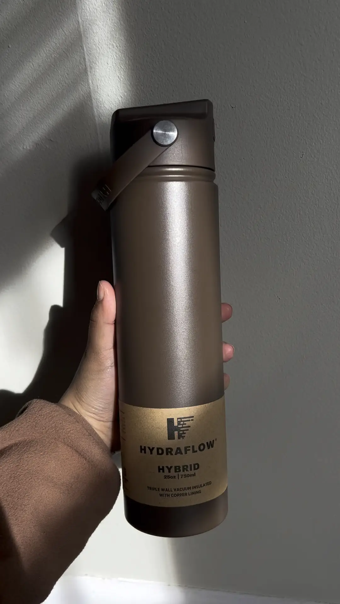 Hydraflow Hybrid Triple Wall Vacuum Insulated with Copper Lining Drinking Bottle