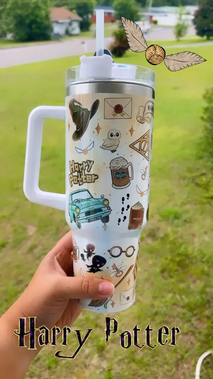 Harry Potter Glitter Tumbler Facebook: Crafty Creations by Amber Nissen