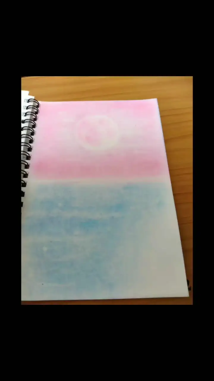 絵画。原画【かわいい猫が追随者の月と花の海を旅する】