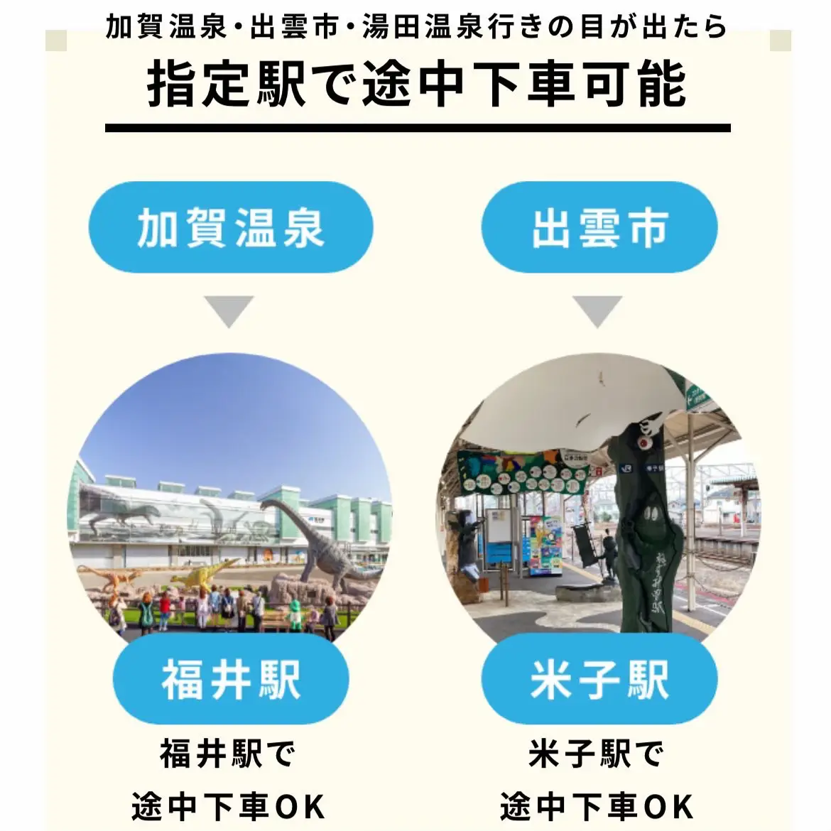 サイコロきっぷ 加賀温泉2人分 福井駅で途中下車可能