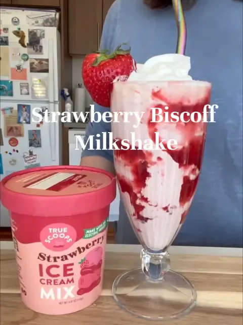 Strawberry Ice Cream Mix - True Scoops