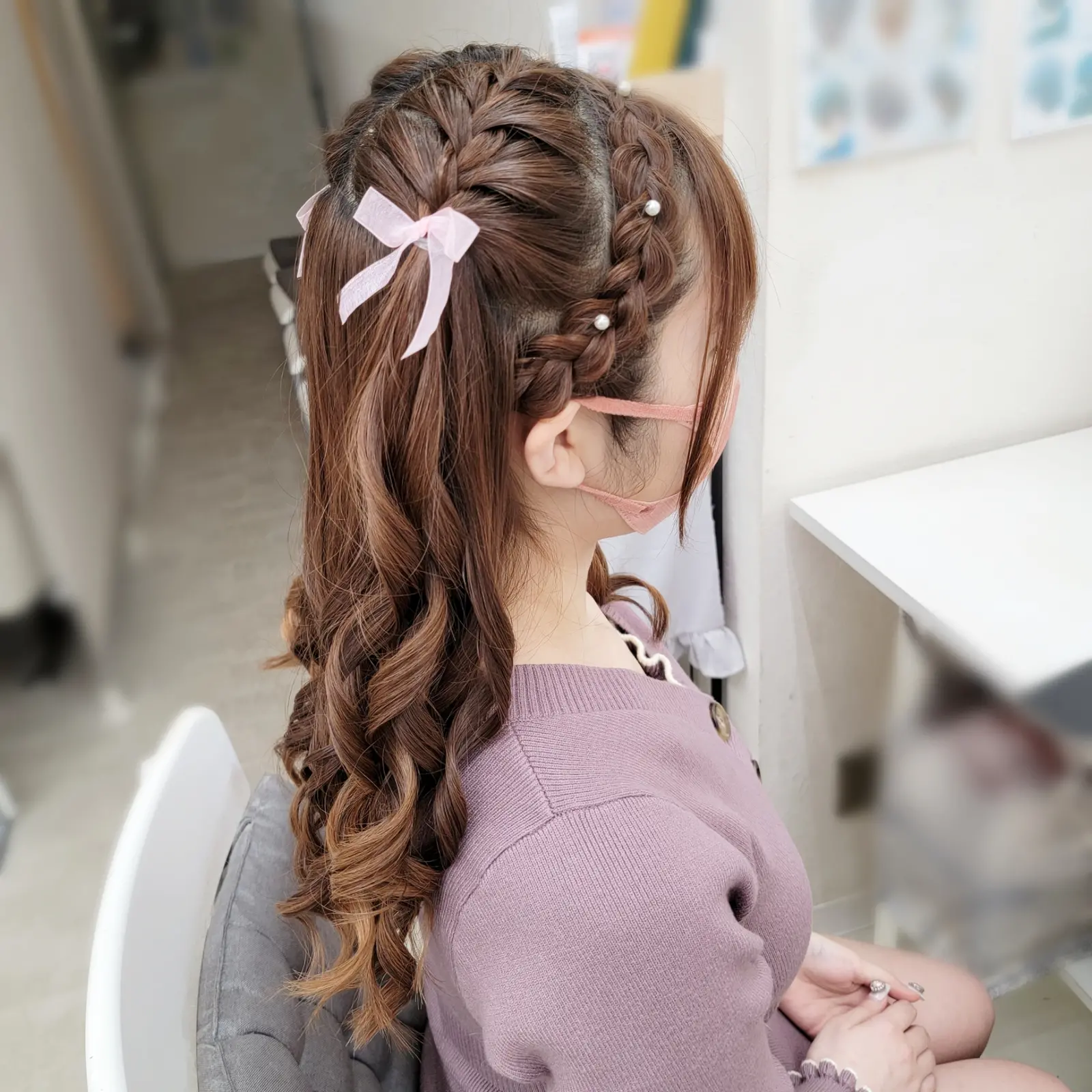 編み込み好きな方におすすめ ハーフツイン Hairmakeみどりが投稿したフォトブック Lemon8