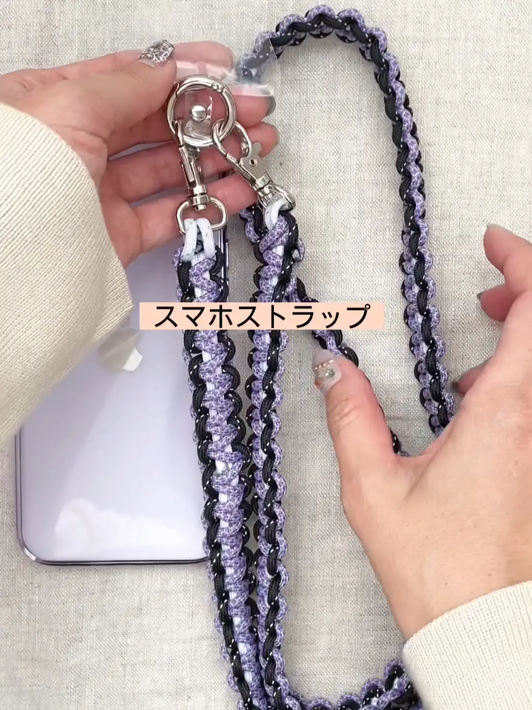 No.167【ハンドメイド パラコード ストラップ キーホルダー